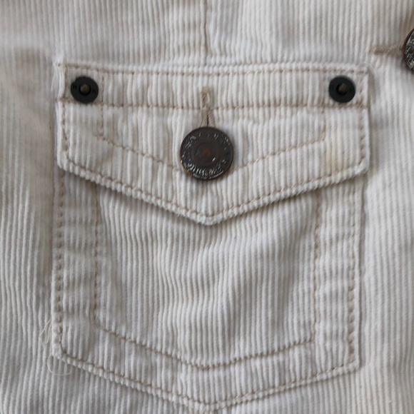 EUC Banana Republic Cream Cotton Corduroy Jacket - Picture 3 of 9
